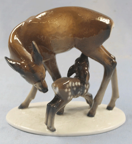 Porzellan figur rosenthal reh - porzellan,