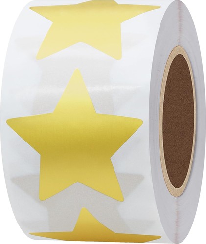 Papieraufkleber sterne - papieraufkleber,