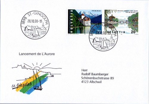 Schweiz brief sst gingolph - schweiz, st-gingolph
