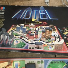 MB Spiele HOTEL Schwarze Version 1986 Vintage Brettspiel
