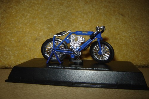 Indian twin racer blau - 1:32,