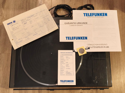 Telefunken plattenspieler - telefunken, hs