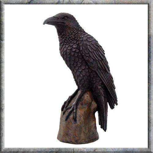 Realistische rabe statue - rabe,