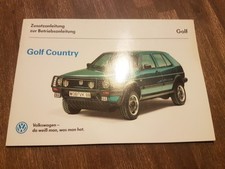VW Golf Country Zusatzanleitung zur Betriebsanleitung 901.552.134.00