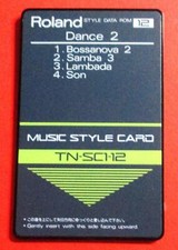 Roland - Music Style Card -