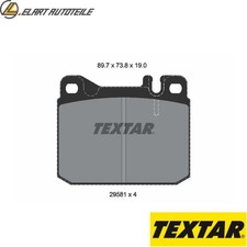 BREMSBELAGSATZ SCHEIBENBREMSE 2958105 FÜR MERCEDES-BENZ UNIMOG 6.0L 6cyl UNIMOG