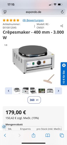 Royal crêpes maschine model - crêpes,
