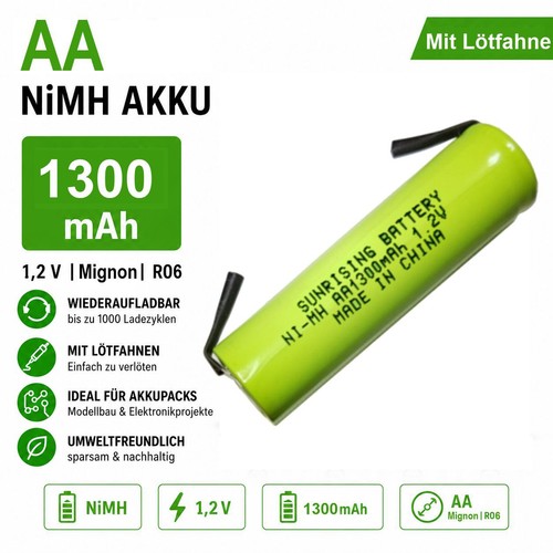 Nimh 1300 mah - 1300, v