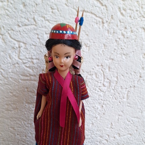 Mexiko indianerin puppe - puppe, figur