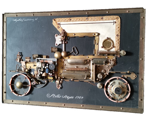 Vintage handemade relief - vintage,