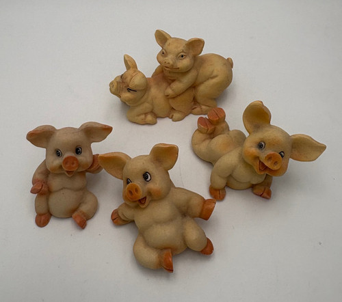 Kleine schweine figuren - schweine,