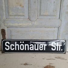 B2291 Emailleschild | Straßenschild Schönauer Str. | Emaille | Emailschild