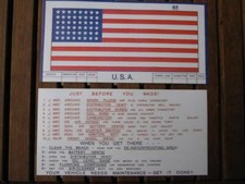 Vehicle inspection card - vehicle,