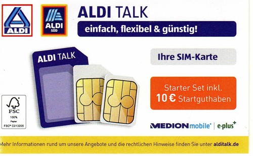 Aldi talk starter - starter, set