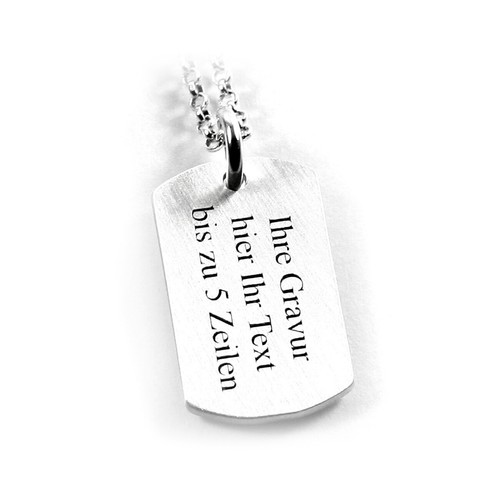 Anhänger gravur dogtag - gravur,