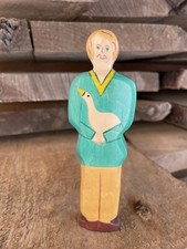 Holztiger  Bauer mit Gans