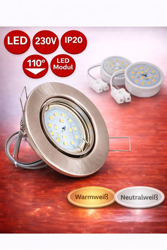 Flache led einbaustrahler - led, tom