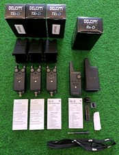 Delkim TXI-D 3 + 1 Bissanzeiger Set BLAU, BLUE Funk-Bissanzeiger + OVP's Karpfen