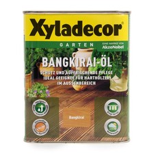 Xyladecor Bangkirai Öl BEULE Größenwahl Holz Öl Holzöl Hartholzöl Hartholz