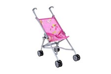 Knorrtoys 12608 Puppenbuggy Pink Little Princess Puppenwagen Faltbar 42x27x55cm