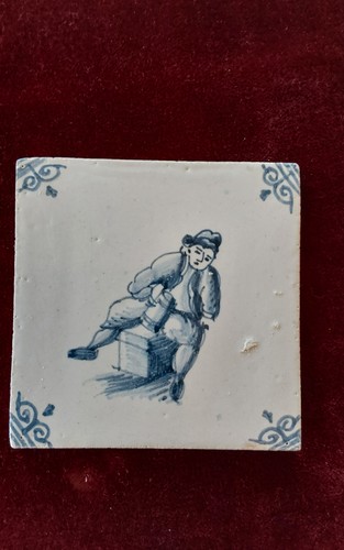 Antike kachel fliese holland - fliese,