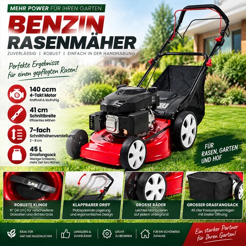 Benzin rasenmäher - benzin,
