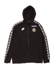 LOTTO Herren Puntigamer Bier Grafik Reißverschluss Hoodie Pullover Medium schwarz Baumwolle DO29