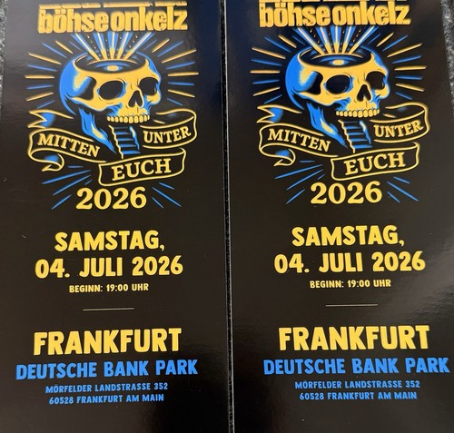 Böhse onkelz tickets - 2,