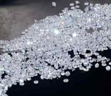 Natürlich Weiß Zirkonia Rund