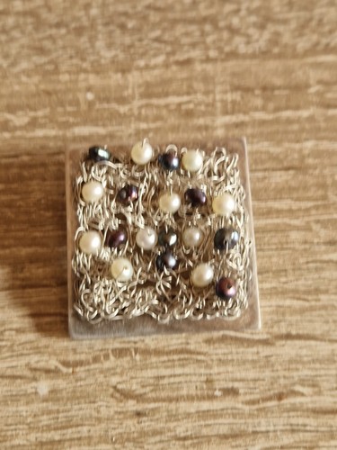 Designer perlen brosche 925 - perlen,