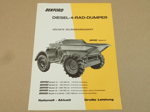 Prospekt benford modell 23 - benford, 15
