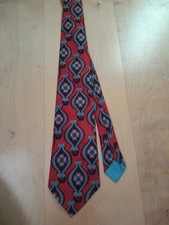 70er Jahre Vintage Krawatte, rot, Sir Henry