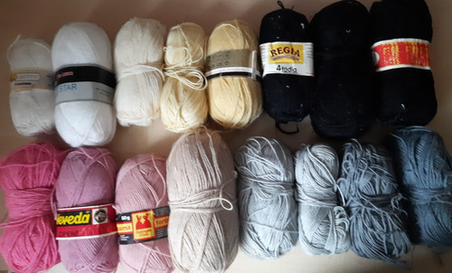 Wolle paket 770 - g,