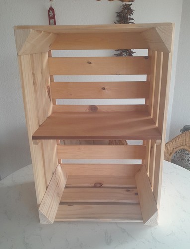 Offenes regal aus massivholz - offenes,