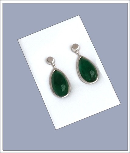 Große smaragd cabochon - smaragd,
