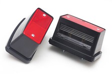 2 x Kennzeichenleuchte 24V 12V LKW Nummerschildleuchte Kennzeichenbeleuchtung