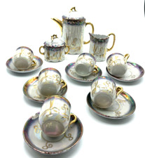 Antik Porzellan Service Puppenservice Kinderservice um 1900 Kindergeschirr 6 Per