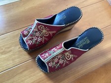 Schuhe Platouschuhe bestickt ca. Gr. 37/38 Fasching Haremsdame