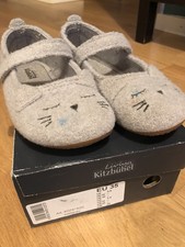Living Kitzbühel Hausschuhe – Katzenmotiv – Größe 35 – Wollfilz –