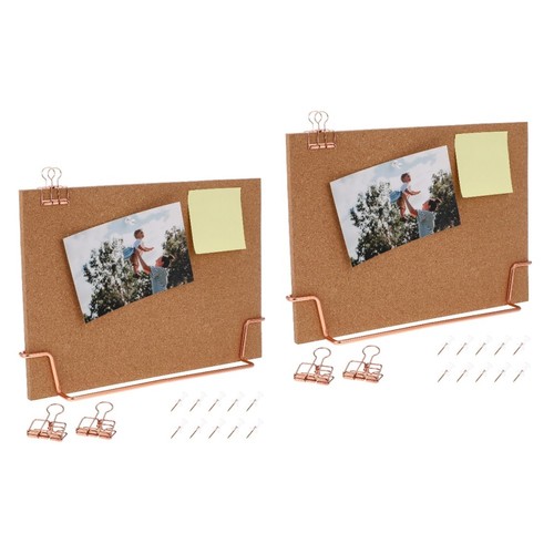 2pcs cork bulletin - bulletin, board