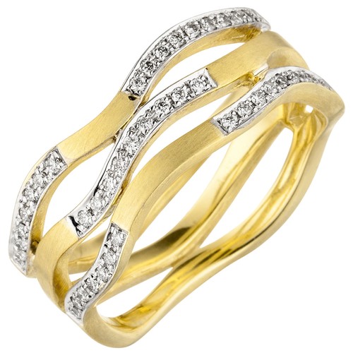 Damen ring 585 - damen, echt