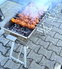 Anglergrill mit Klappfüßen