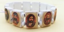 Armband 12 IMAM Hz.Ali Zülfikar Alevitische Symbole Holz Weiss Allah Islam