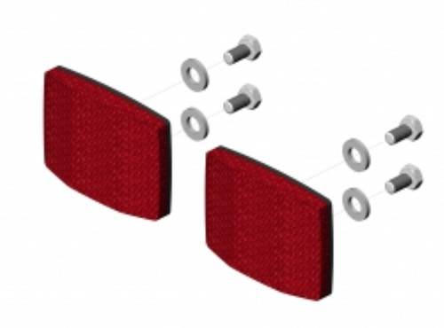Croozer reflektoren rot hinten - rot,