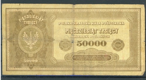 Polen 50000 marek banknote - marek,