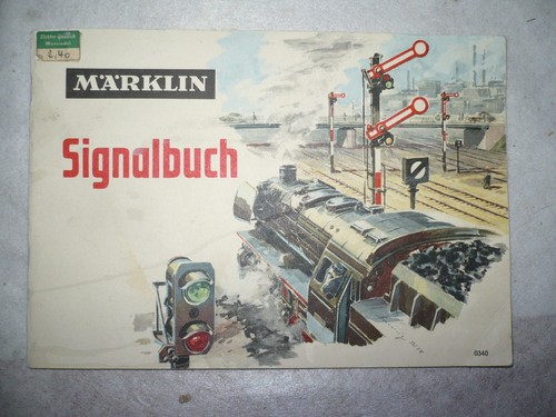 Märklin 0340 signalbuch - märklin, von