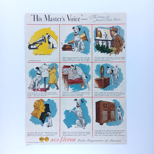 1946 rca his - xl, master's