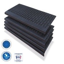 5x Gummi Stufenmatte