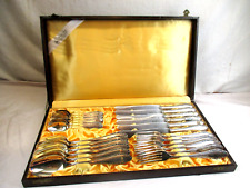 Wellner Besteckkasten 24 Teile Kofferset Gabel Löffel Messer Patent 90 ~ 45 (5)