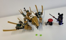 LEGO Ninjago 70666 - Lloyds goldener Drache - komplett inkl. Anleitung